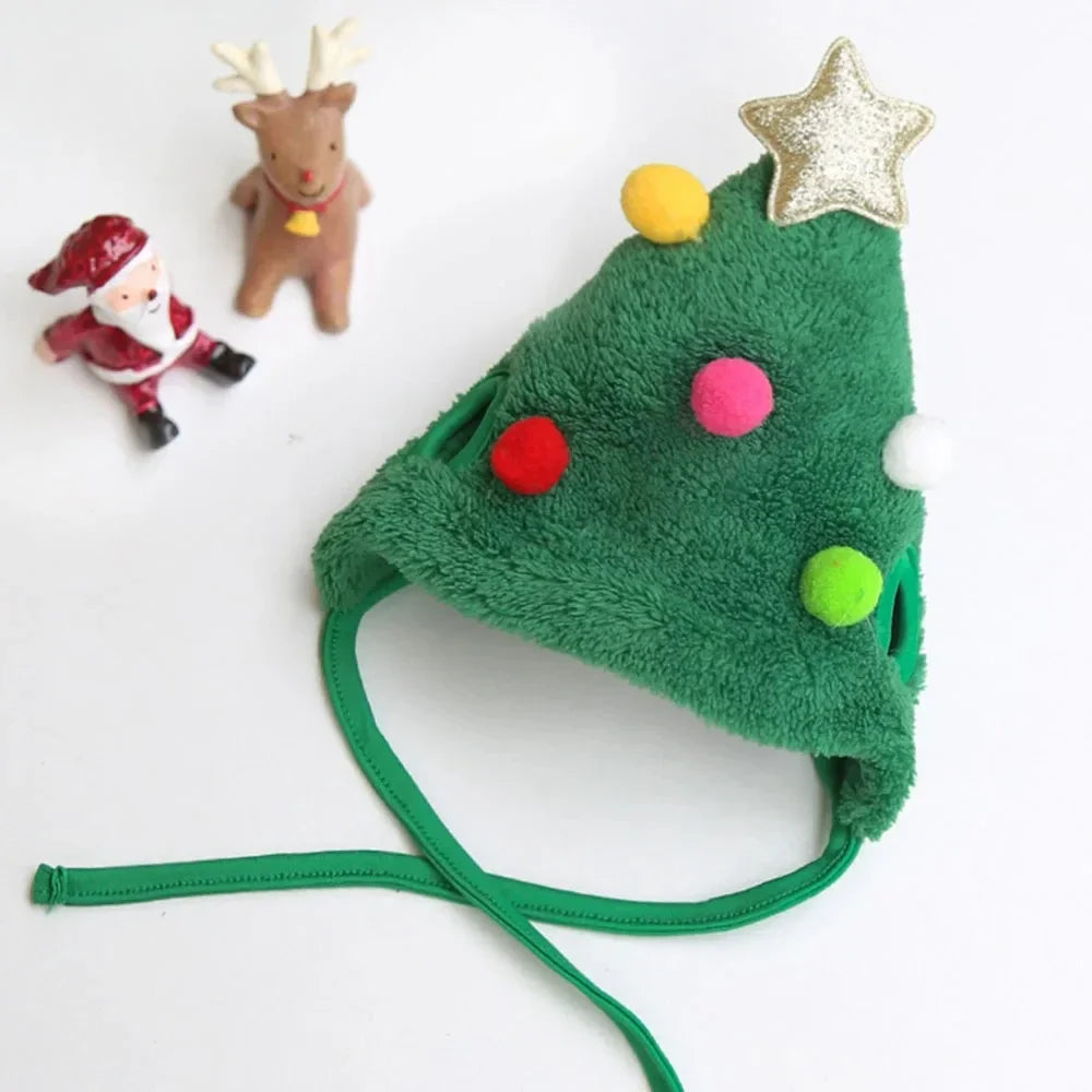 Christmas Pet Costume Set – Santa & Elk Outfit