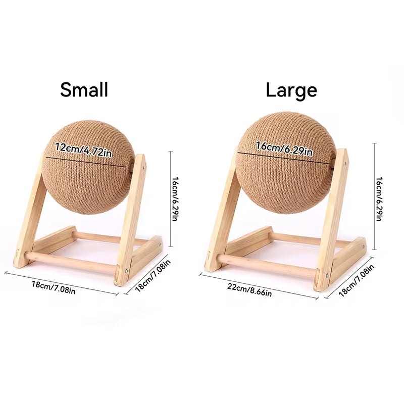 Cat Scratching Ball – Sisal Rope Paw Grinding Toy