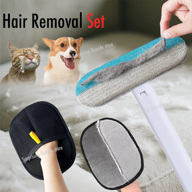 Pet Hair Removal Gloves – Reusable Grooming Tool