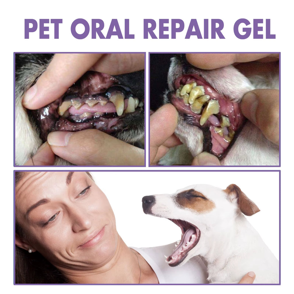 Pet Teeth Cleaning Gel – Tartar & Odor Remover